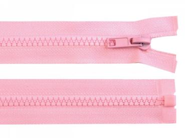 Krampenreißverschluss Kunststoff 5 mm, 50 cm, Babyrosa